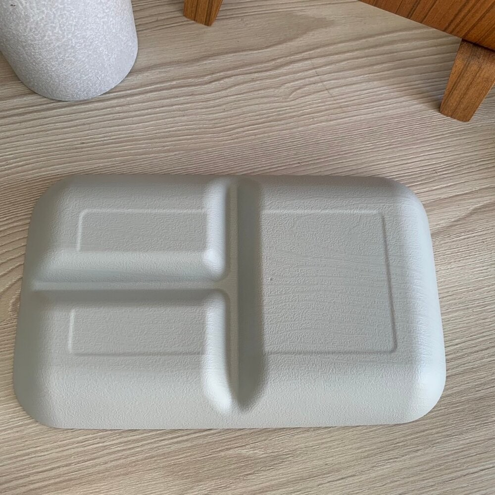 日本製 彩色樹脂分隔盤 輕量餐盤 樹脂 分隔盤 盤子 耐摔 露營盤 木質盤 分菜盤 211餐盤-規格圖10