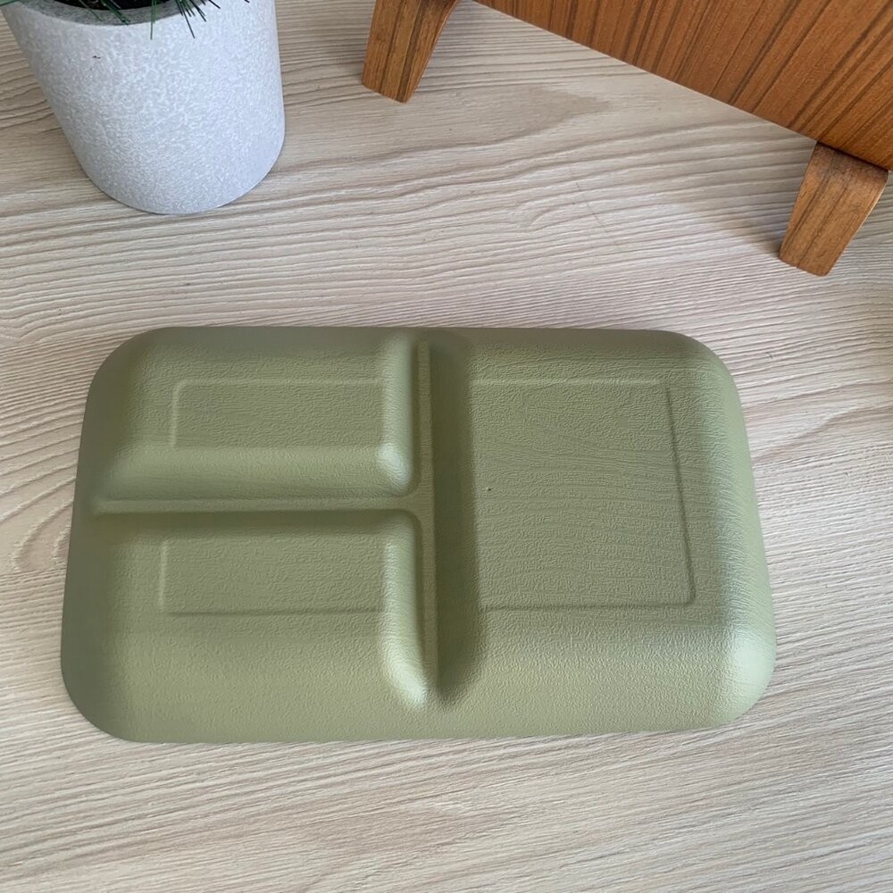 日本製 彩色樹脂分隔盤 輕量餐盤 樹脂 分隔盤 盤子 耐摔 露營盤 木質盤 分菜盤 211餐盤-規格圖10