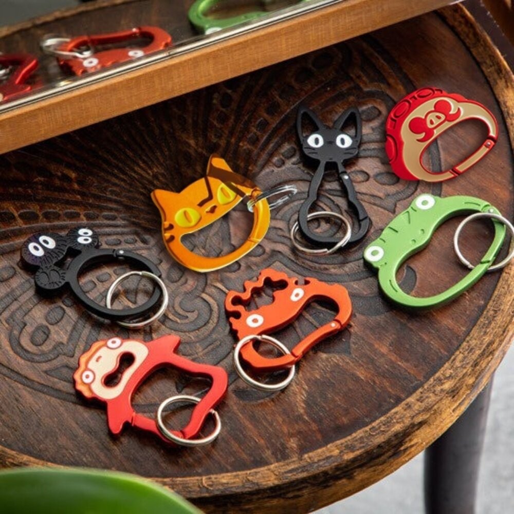 日本 吉卜力 GBL 登山扣 卡西法 魔女宅急便 黑貓 吊飾 鑰匙環 鑰匙扣 鑰匙環扣 金屬 鑰匙圈 日本進口-細節圖4