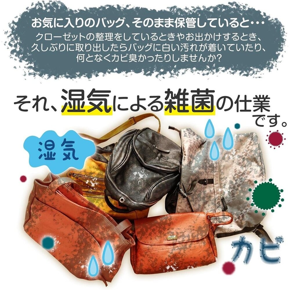 日本製 消臭除濕包 10入 鞋內除濕 重覆使用 包包 皮鞋 除濕 除臭包 防霉 去味 消臭 鞋用-細節圖4
