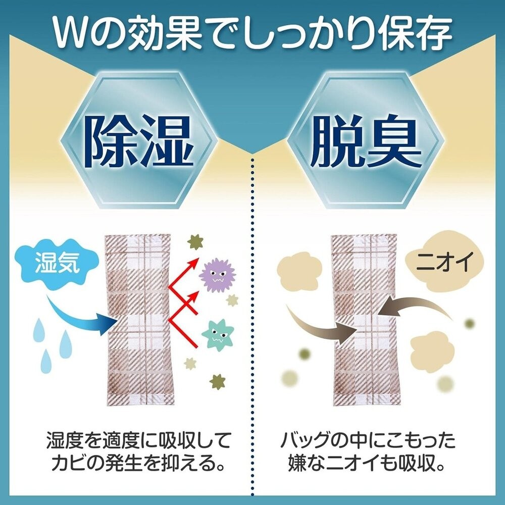 日本製 消臭除濕包 10入 鞋內除濕 重覆使用 包包 皮鞋 除濕 除臭包 防霉 去味 消臭 鞋用-細節圖5