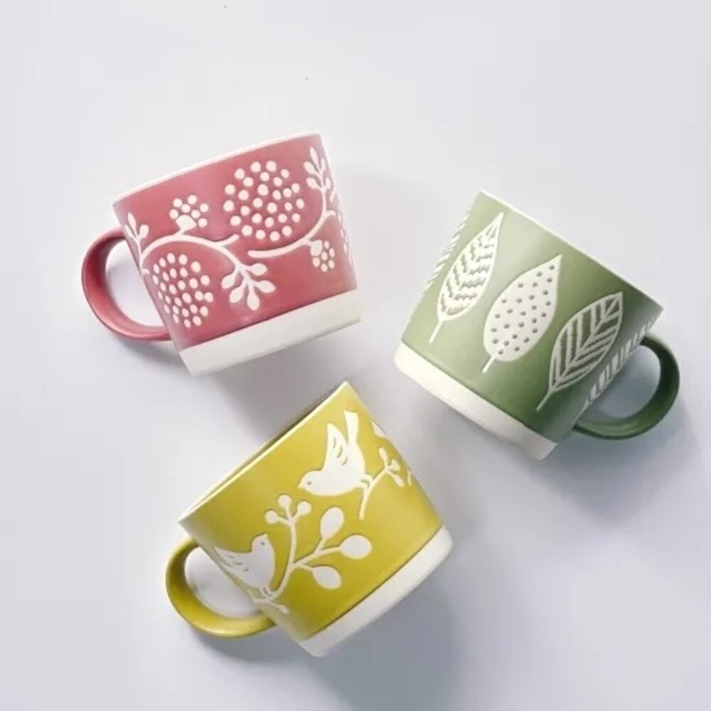 日本製 Natur 北歐風馬克杯 美濃燒 陶瓷 茶杯 輕量 咖啡杯 牛奶杯 杯子 下午茶 復古-細節圖3