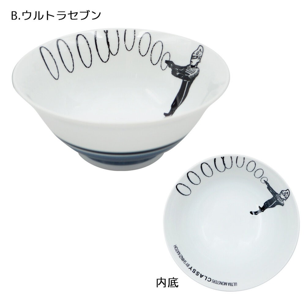 日本製 奧特曼拉麵碗 超人 布斯卡 輕量碗 丼飯 日式碗 湯碗 飯碗 餐具 陶瓷碗 加藤真治-細節圖8