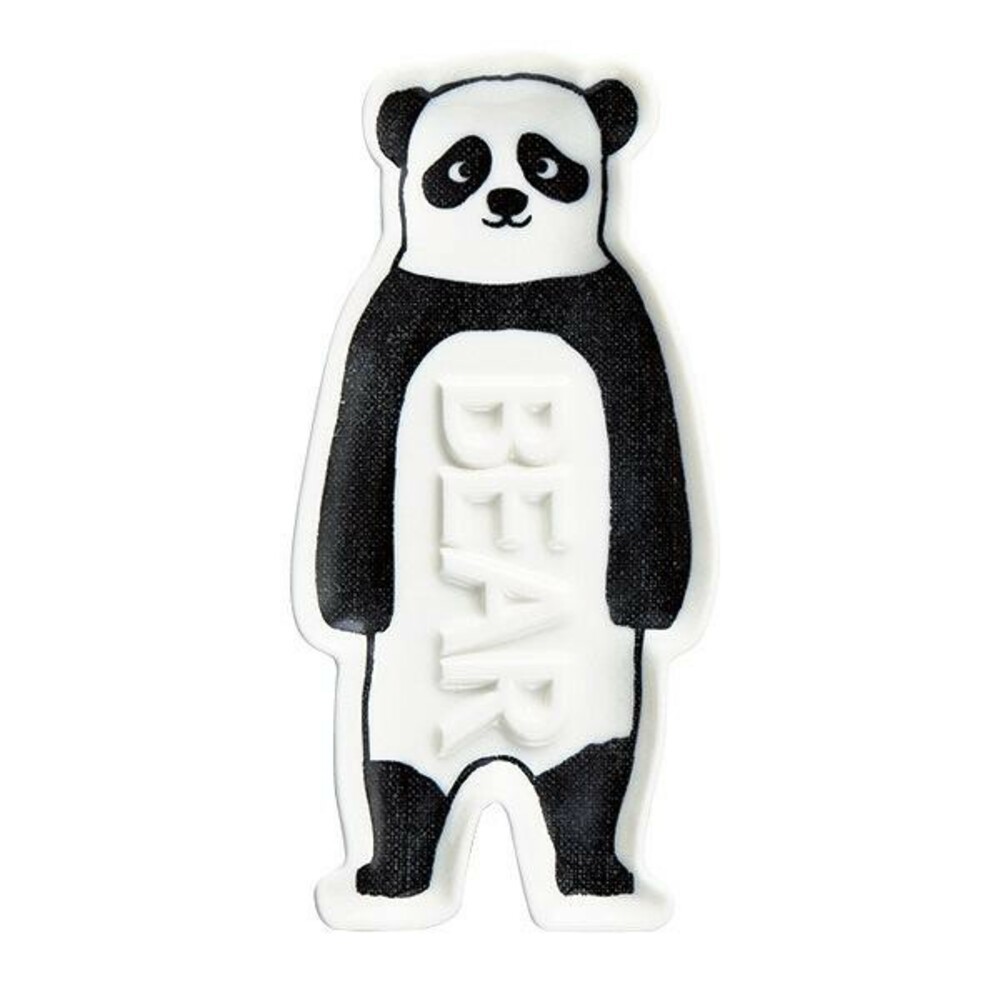 日本製肥皂架 北極熊 熊貓 陶瓷浴室廁所瀝水架 無痕免打孔肥皂盒 香皂盒 肥皂置物架-規格圖8