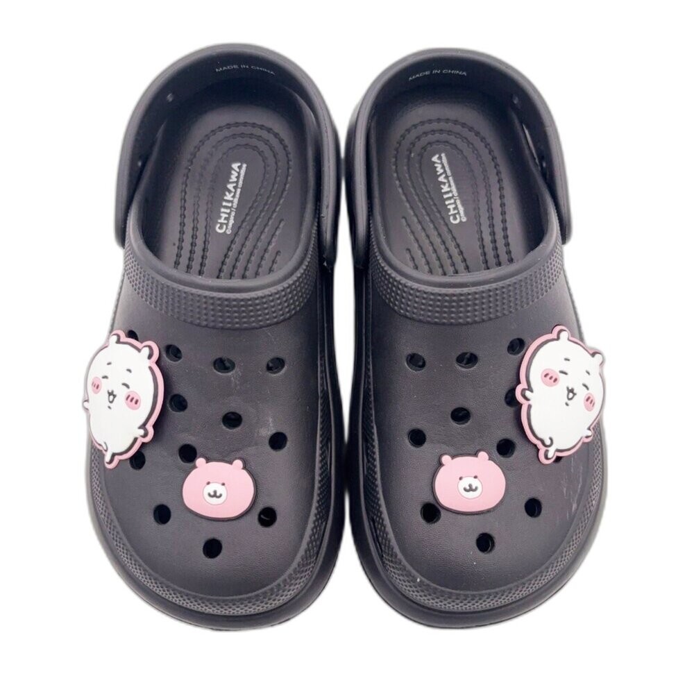 吉伊卡哇厚底洞洞鞋-細節圖2