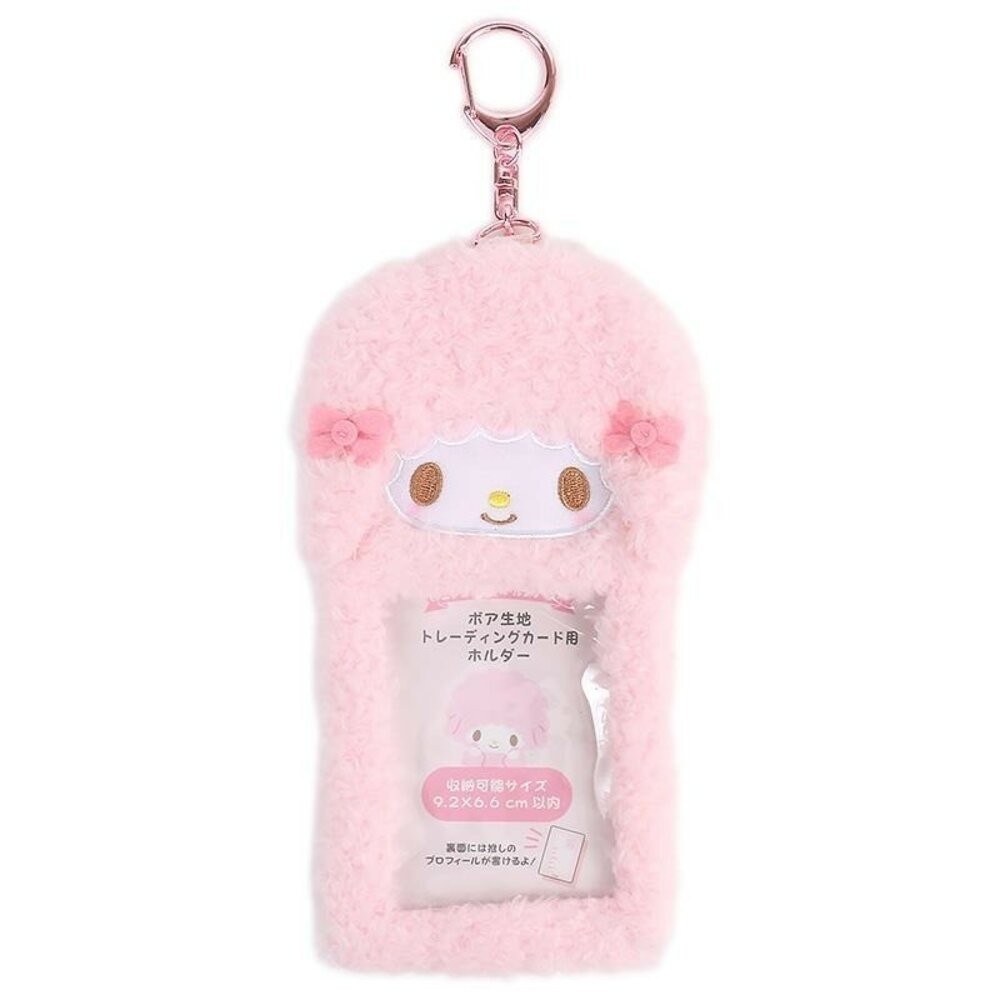 日本限定 Sanrio 三麗鷗絨毛卡套 鑰匙圈-規格圖8