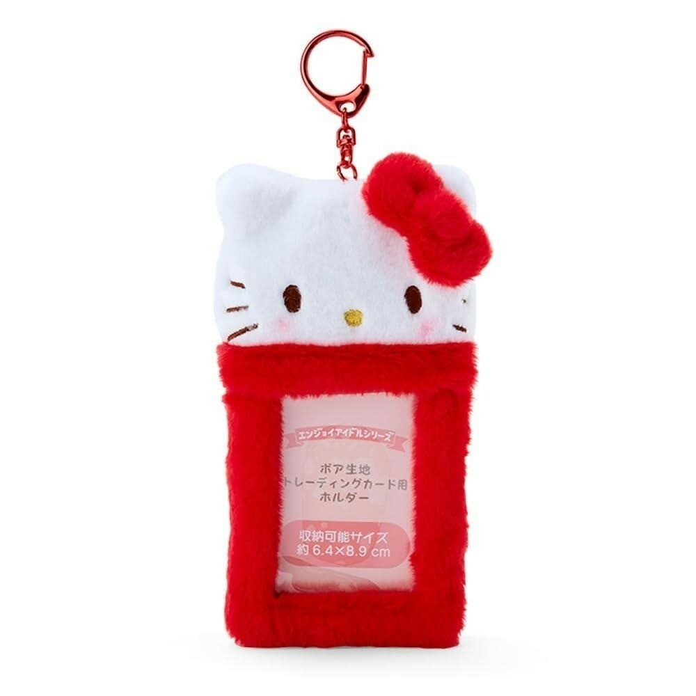 日本限定 Sanrio 三麗鷗絨毛卡套 鑰匙圈-規格圖8