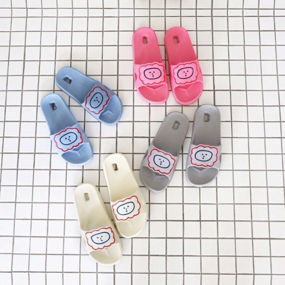 韓國文創 Romane 早午餐兄弟 浴室拖鞋 防水拖鞋 獅子 室內鞋 韓國拖鞋 拖鞋 女生拖鞋 室內拖鞋 日本進口-細節圖3