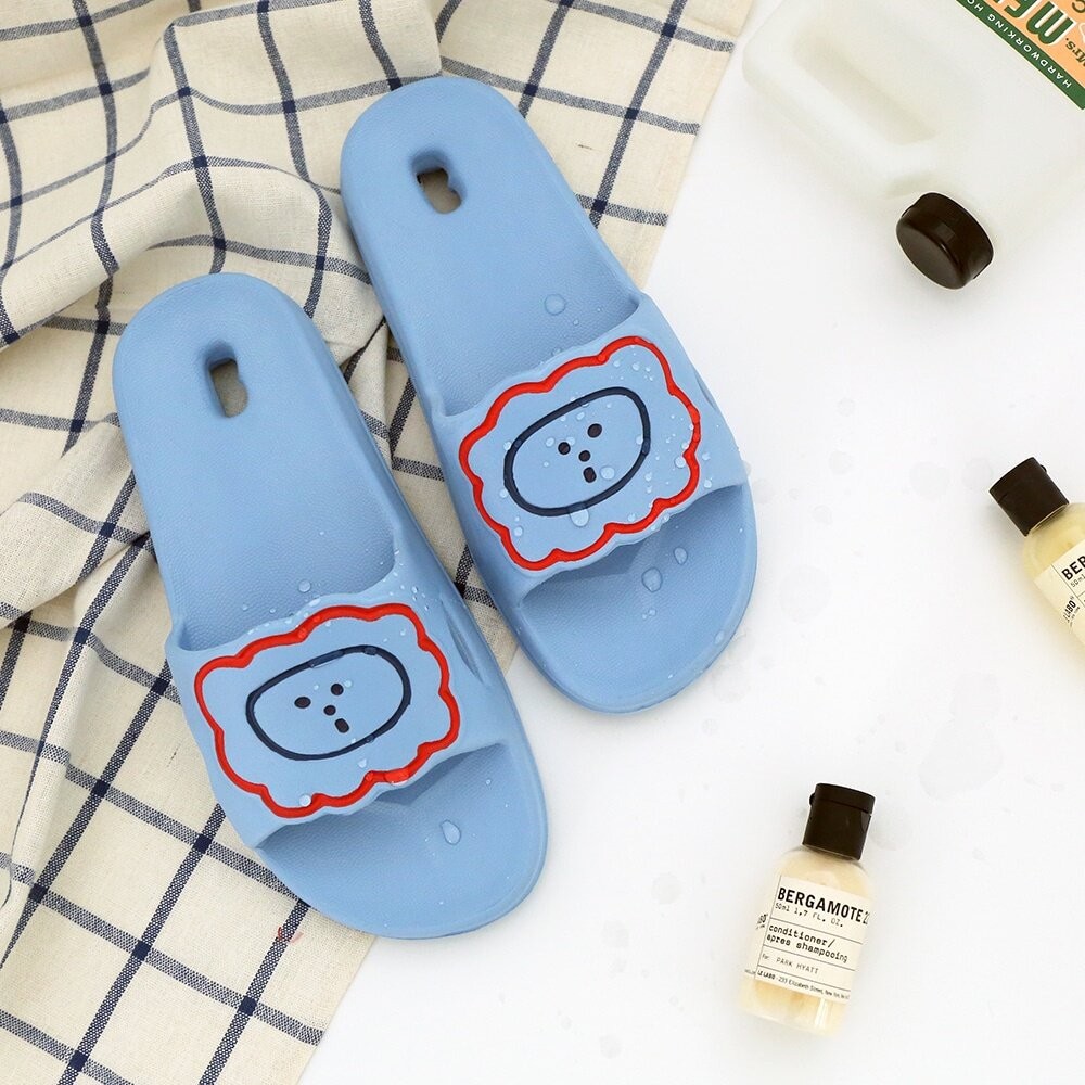 韓國文創 Romane 早午餐兄弟 浴室拖鞋 防水拖鞋 獅子 室內鞋 韓國拖鞋 拖鞋 女生拖鞋 室內拖鞋 日本進口-細節圖5