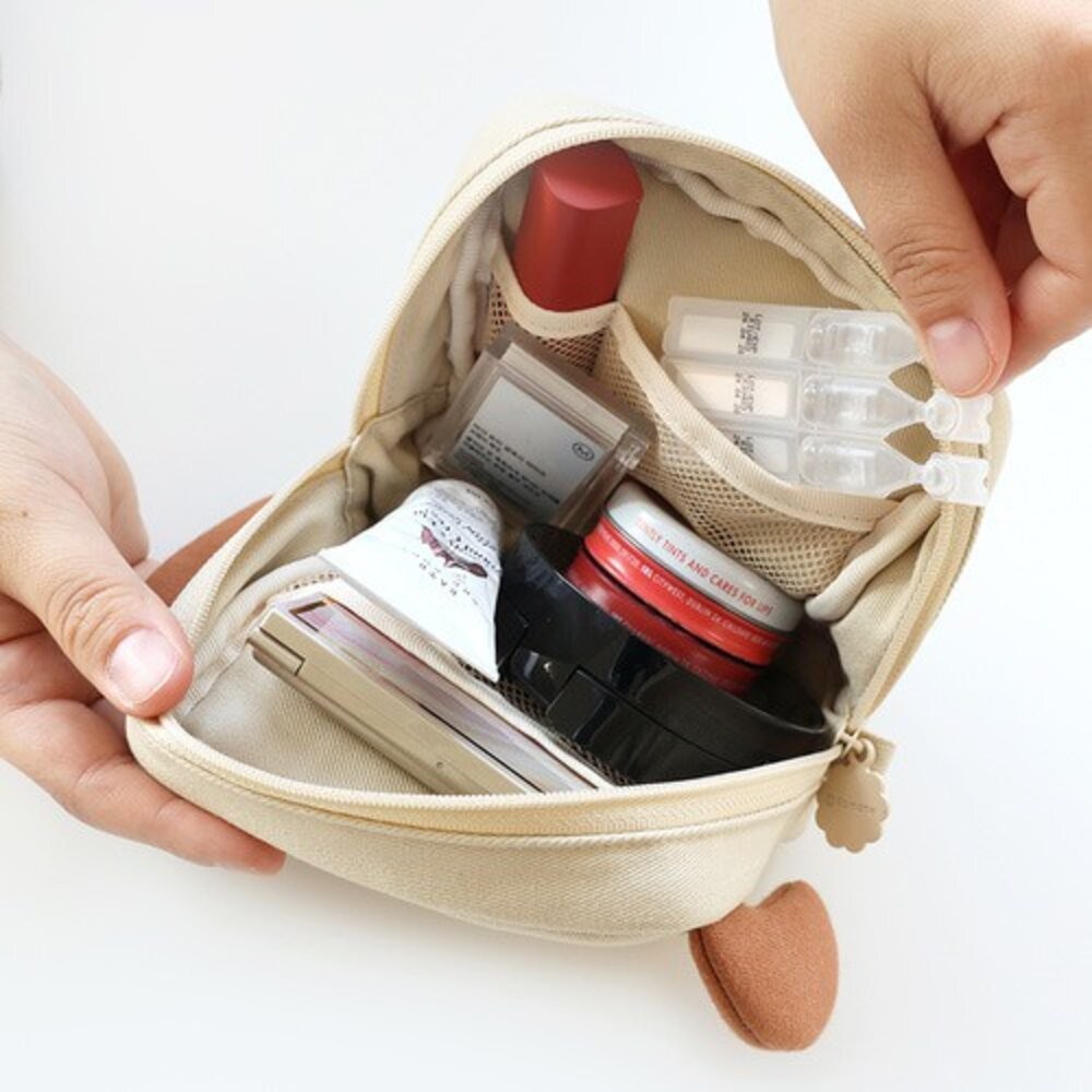 韓國 文創 Romane 收納包 小包包 手拿包 化妝包 韓國包包 隨身小包 收納小包 可愛包包 包包 日本進口-細節圖6