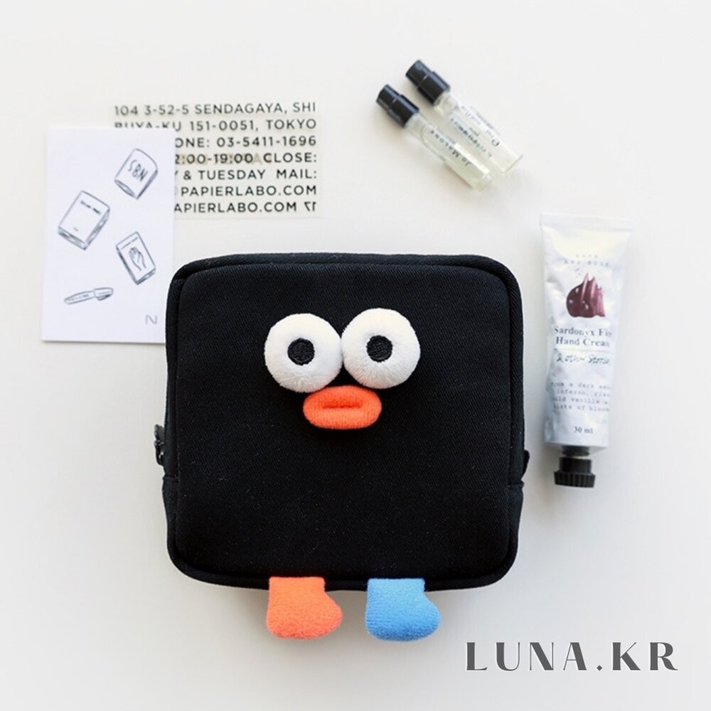 韓國 文創 Romane 收納包 小包包 手拿包 化妝包 韓國包包 隨身小包 收納小包 可愛包包 包包 日本進口-規格圖7