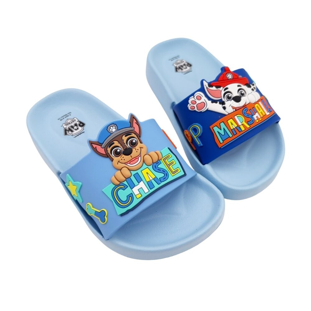 MIT汪汪隊阿奇毛毛輕量拖鞋-細節圖2