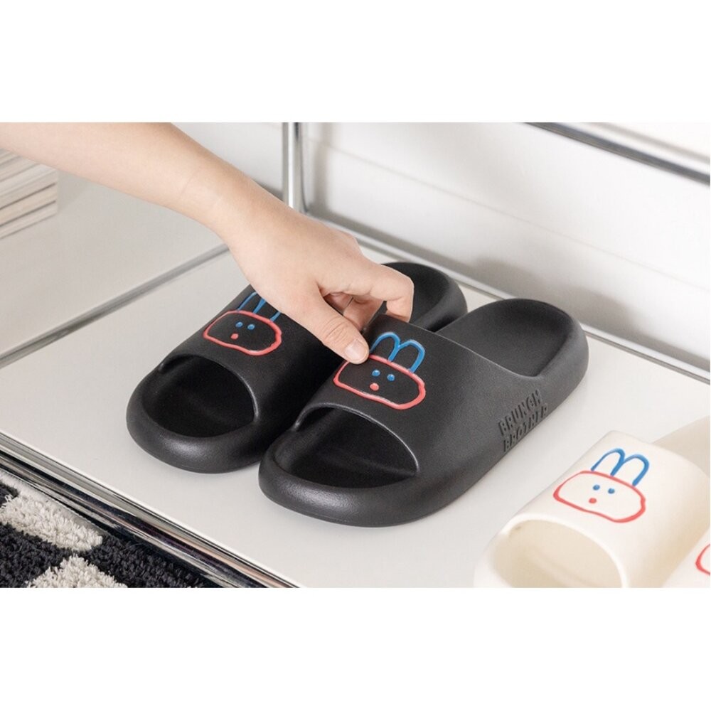 韓國文創 Romane Bunny 室外拖鞋 踩屎感拖鞋 厚底拖鞋 室內拖鞋 拖鞋 eva拖鞋 軟底拖鞋 日本進口-細節圖2