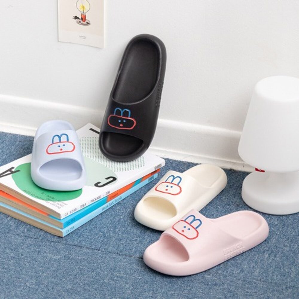 韓國文創 Romane Bunny 室外拖鞋 踩屎感拖鞋 厚底拖鞋 室內拖鞋 拖鞋 eva拖鞋 軟底拖鞋 日本進口-細節圖4