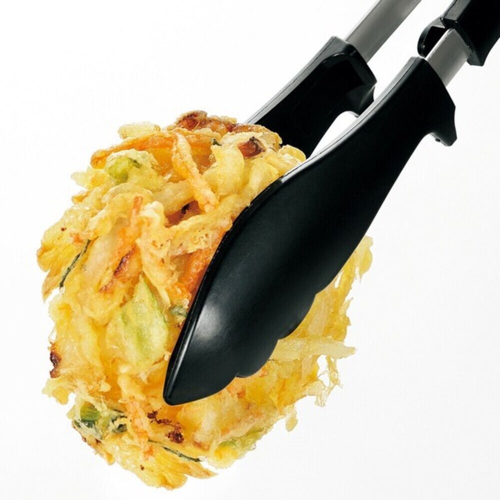 日本製 廚房必備小物 不鏽鋼 耐熱料理夾 下村工業 | 食物夾 炸物夾 多用途料理夾 烤肉夾 可站立-細節圖5