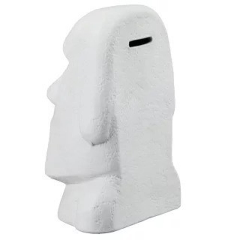 日本 Sunart 復活島摩艾 陶瓷存錢筒 附紙盒 摩艾石像 存錢筒 送禮 交換禮物 聖誕禮物 日本進口-細節圖4