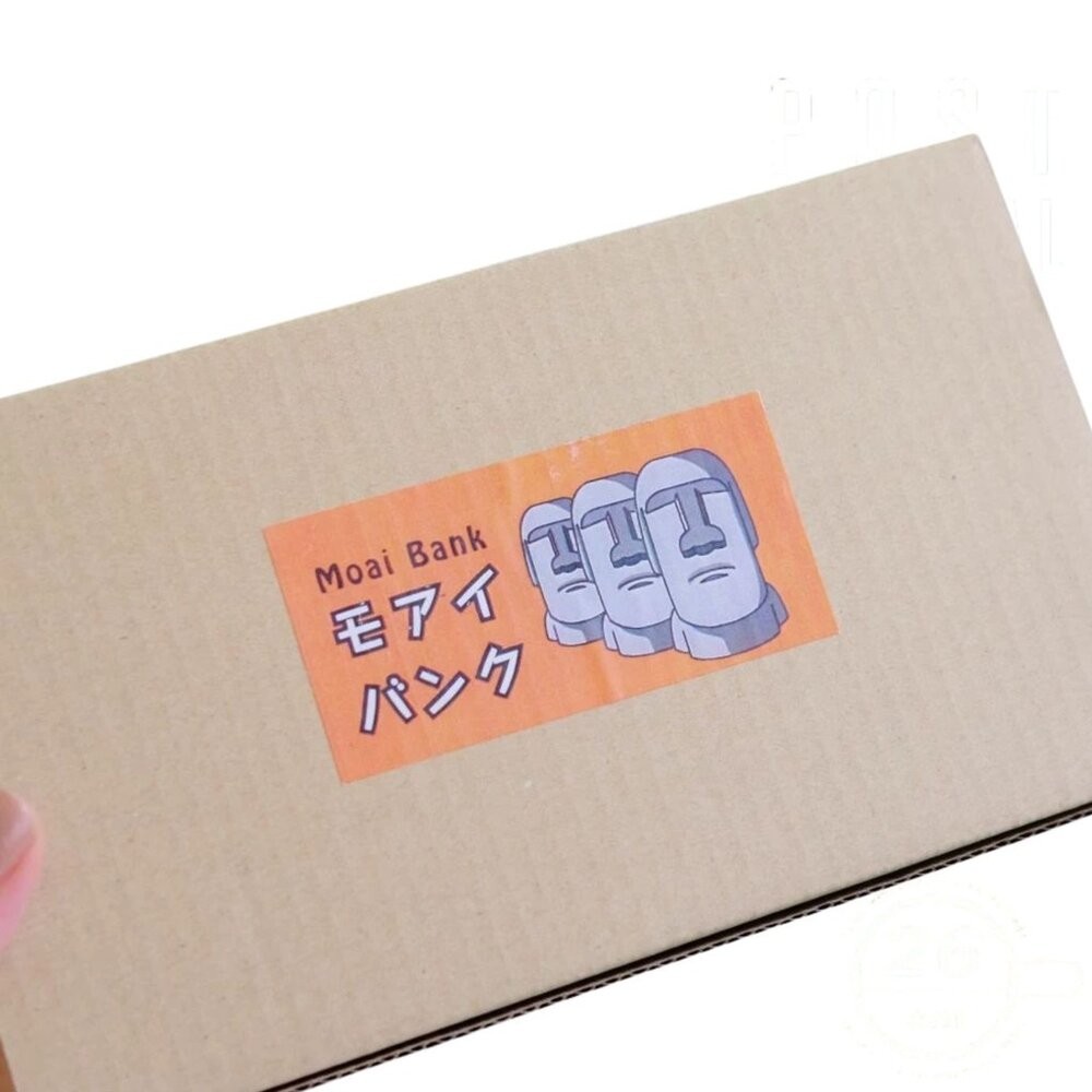 日本 Sunart 復活島摩艾 陶瓷存錢筒 附紙盒 摩艾石像 存錢筒 送禮 交換禮物 聖誕禮物 日本進口-細節圖5