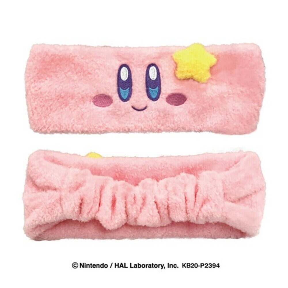 日本星之卡比 哆啦A夢 洗臉 化妝 造型髮帶 吸水髮帶 髮帶 頭帶 寬版髮帶 日本進口-細節圖2