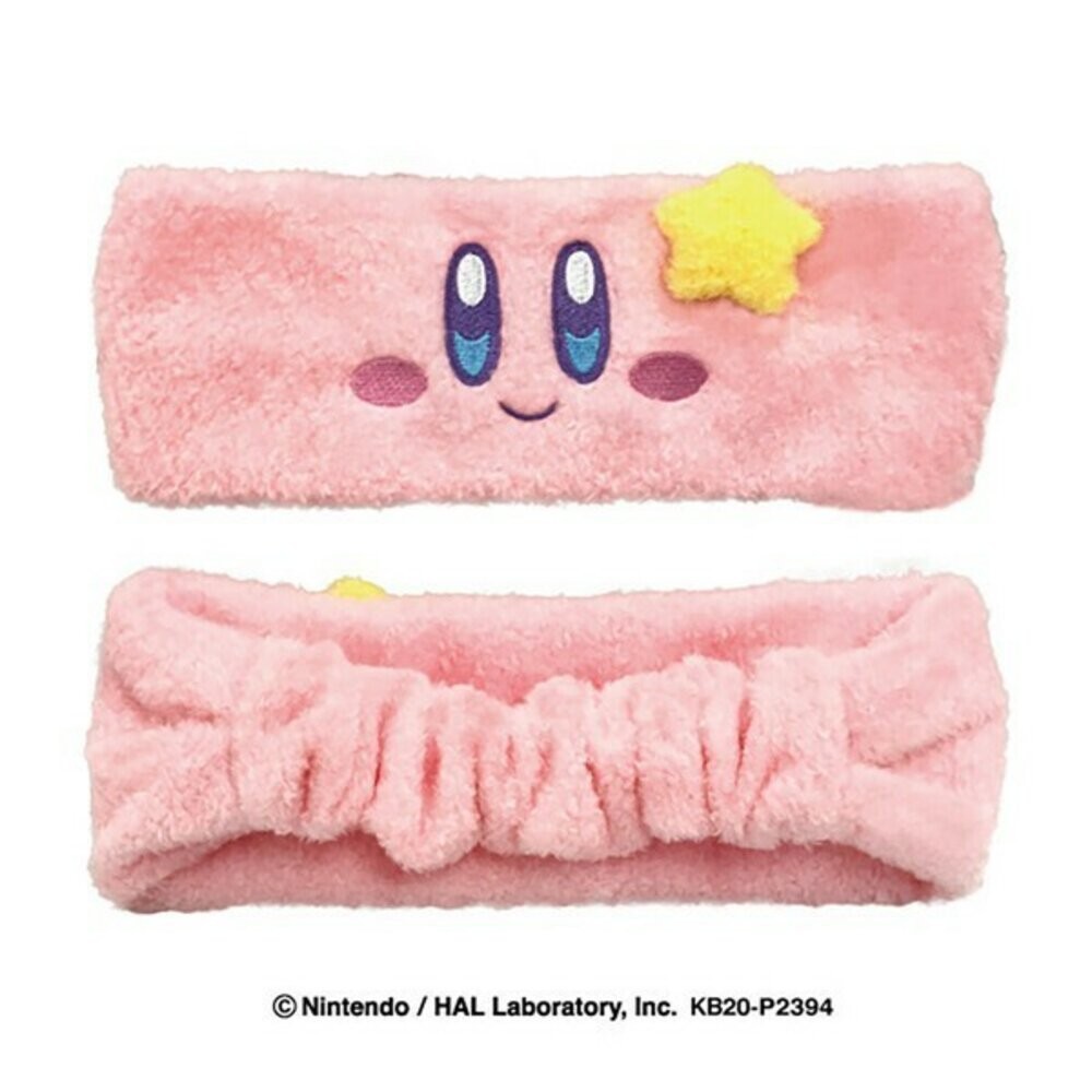 日本星之卡比 哆啦A夢 洗臉 化妝 造型髮帶 吸水髮帶 髮帶 頭帶 寬版髮帶 日本進口-規格圖6