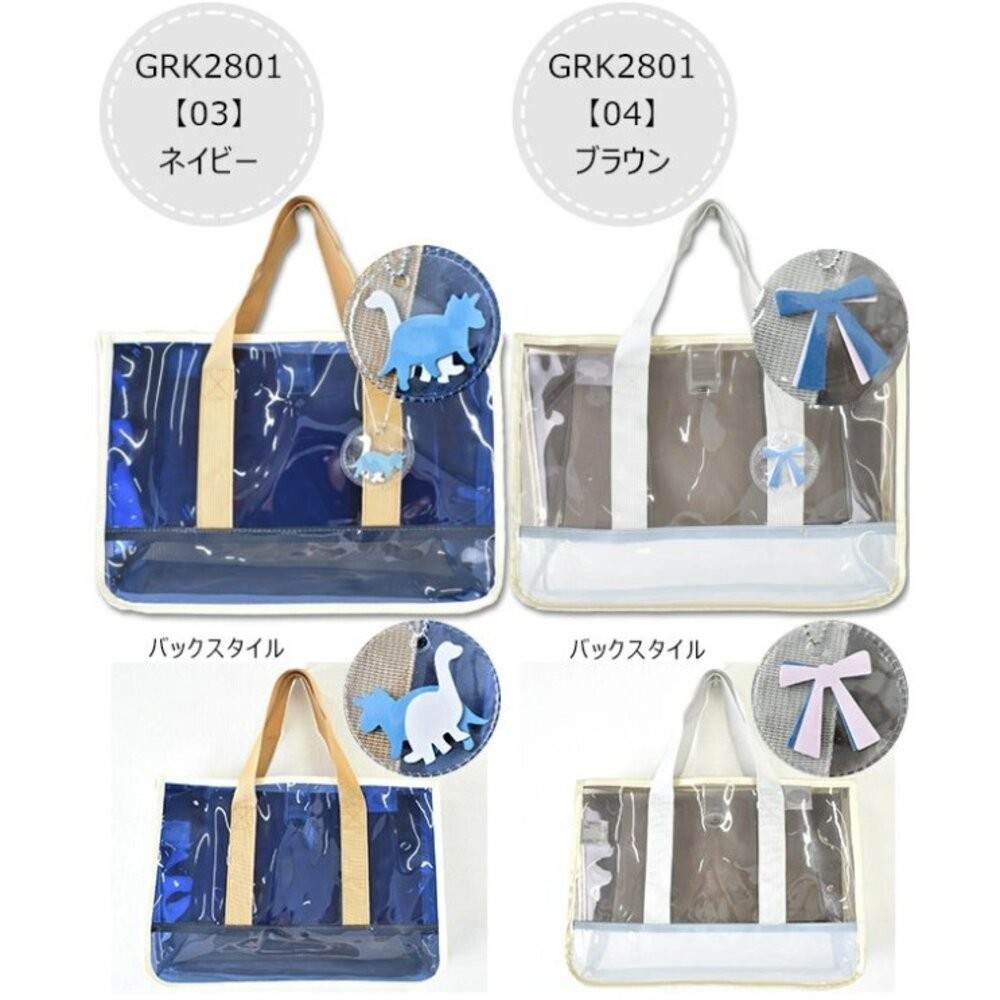 日本 透明防水包 游泳海灘包 泳池包 兒童包包 游泳包 玩水包 jou jou lier 夏天包包 日本進口-細節圖6