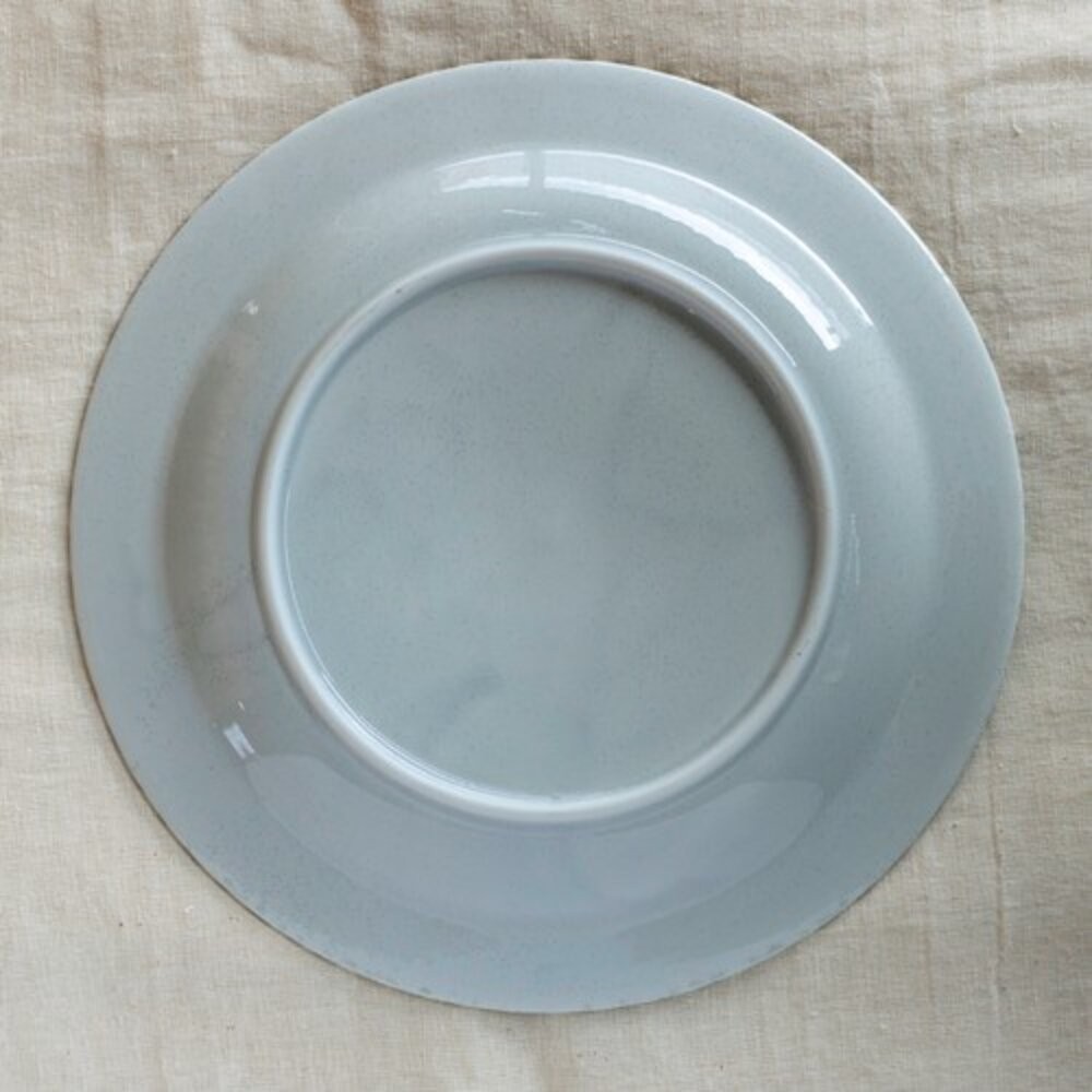 日本製 陶瓷 美濃燒 羽毛 陶瓷盤 沙拉盤 菜盤 水果盤 點心盤 圓盤 盤子 餐盤 瓷盤 碗盤 碗盤器皿 日本進口-細節圖5