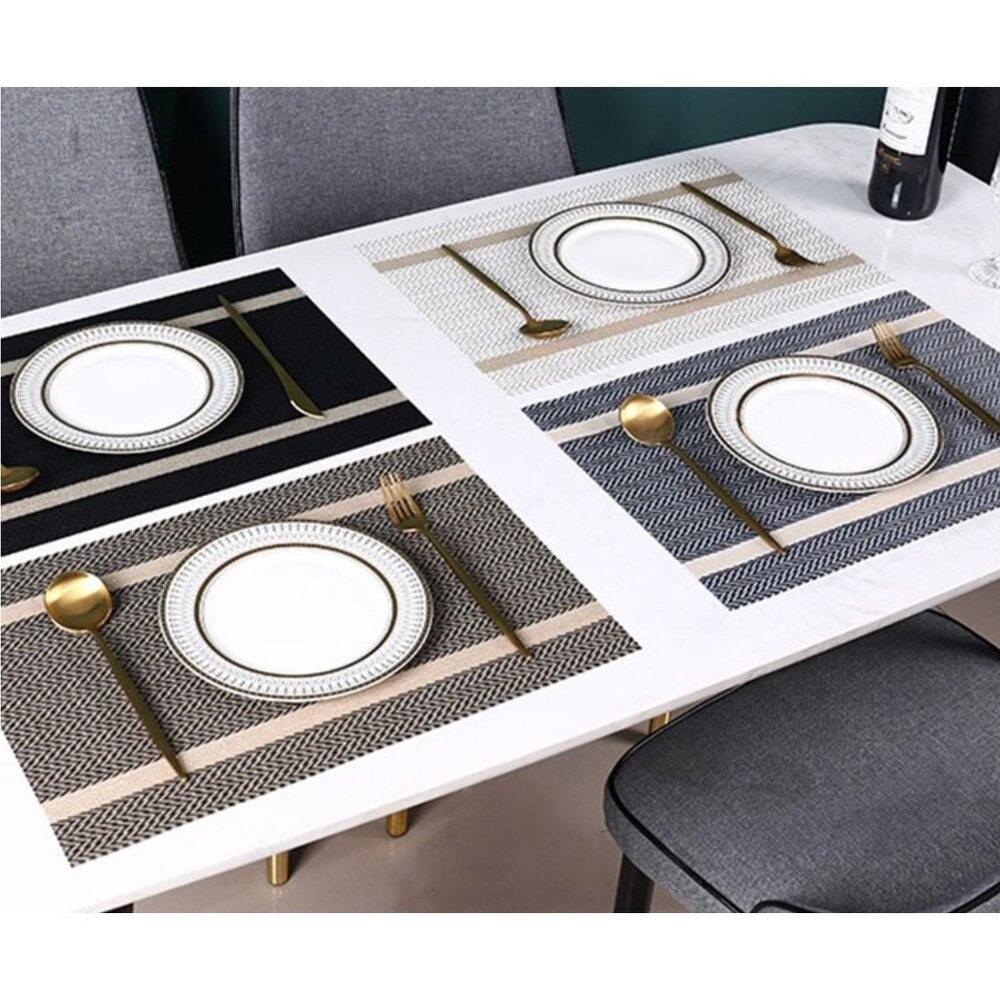 防水餐墊 防滑餐墊 餐桌墊 餐盤墊 餐墊 桌墊 防水墊 隔熱墊 防油餐墊 墊子 編織餐墊-細節圖9