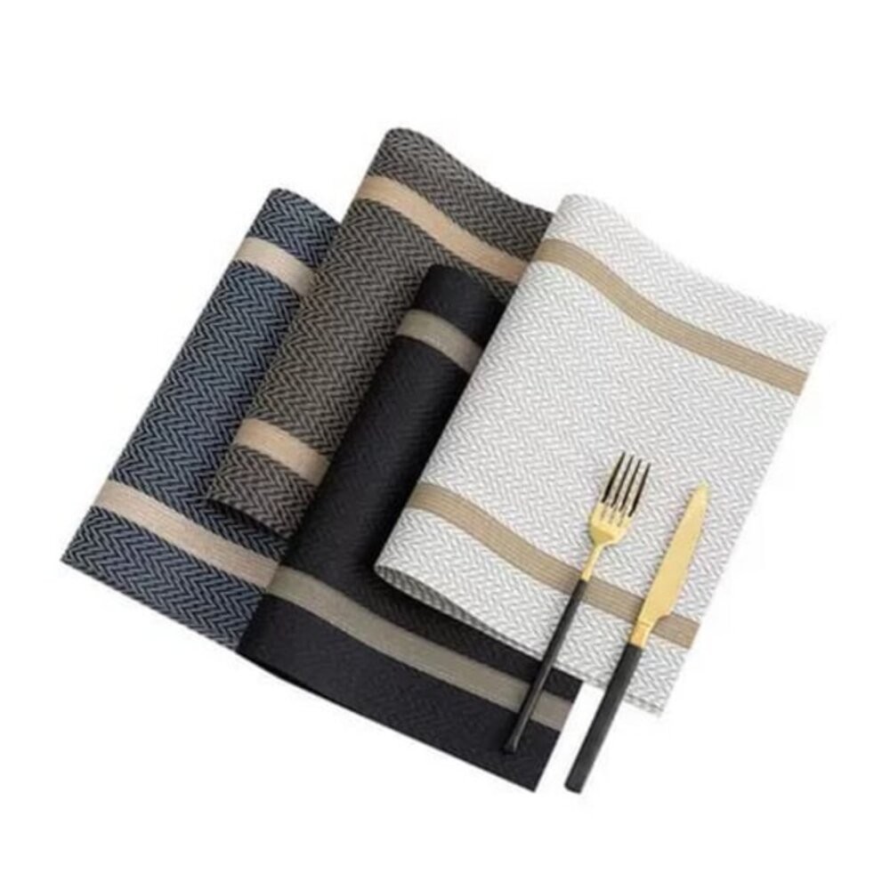 防水餐墊 防滑餐墊 餐桌墊 餐盤墊 餐墊 桌墊 防水墊 隔熱墊 防油餐墊 墊子 編織餐墊-細節圖2