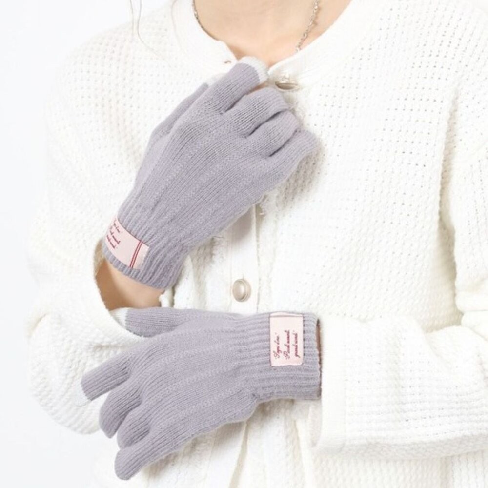 可划手機 刷毛保暖手套 男女通用 滑雪手套 防寒手套 針織手套 觸控手套 保暖手套 冬天必備 日本進口-細節圖5