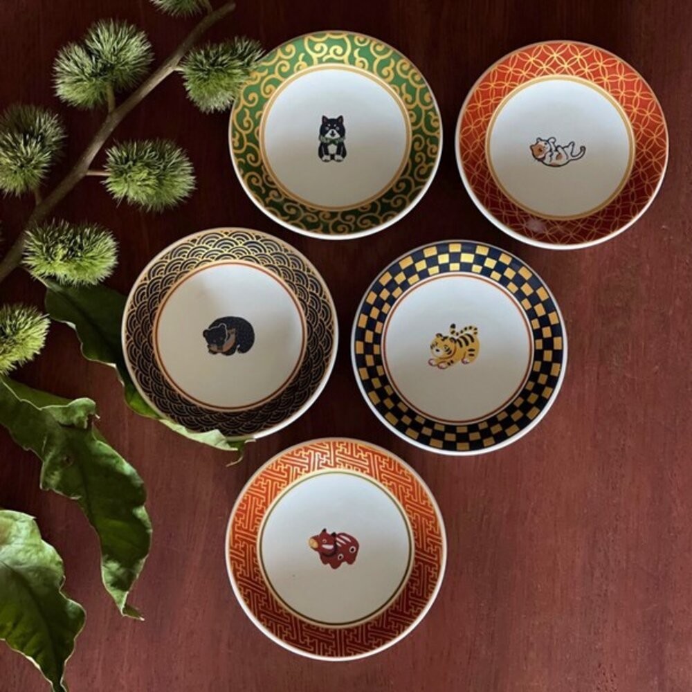 日本製 吾山窯 福緣小皿 小皿 醬油碟 小碟子 小盤子 陶瓷盤 碗盤 碟子 盤子 碗盤器皿 餐具 碟 日本進口-細節圖2