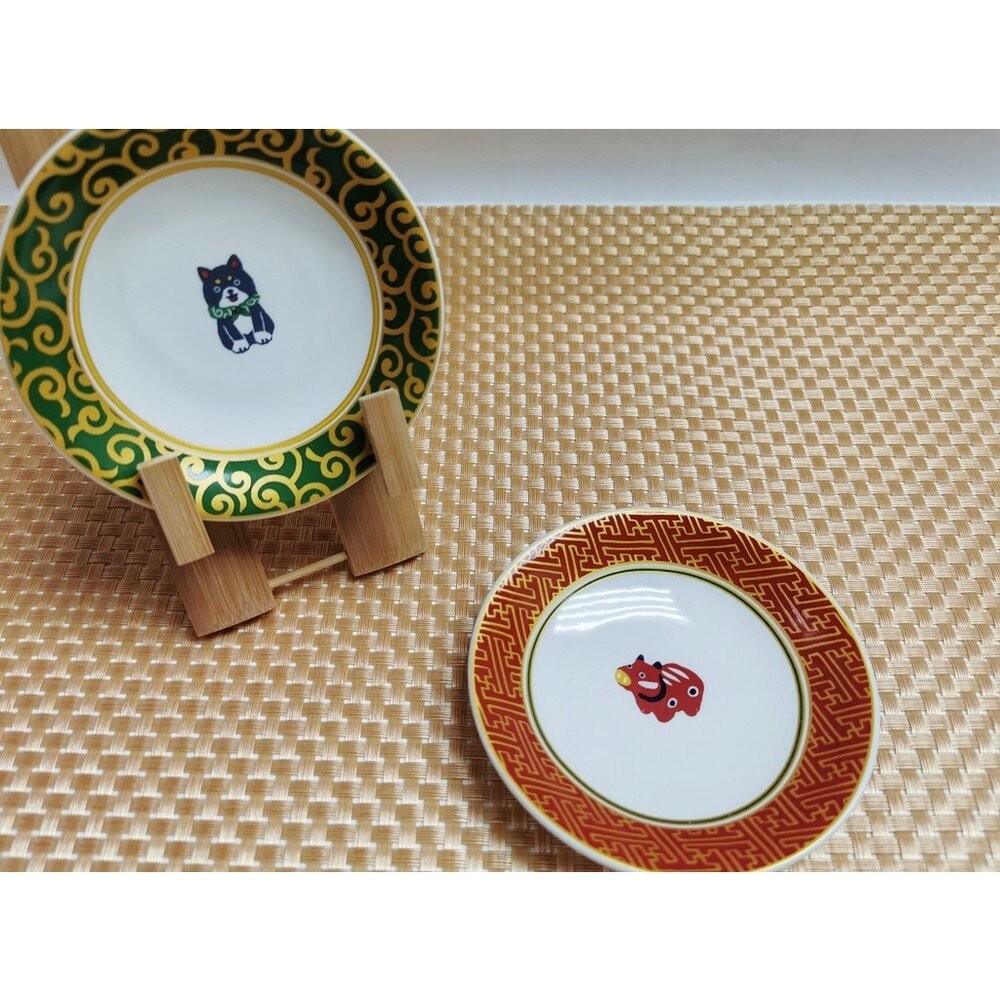 日本製 吾山窯 福緣小皿 小皿 醬油碟 小碟子 小盤子 陶瓷盤 碗盤 碟子 盤子 碗盤器皿 餐具 碟 日本進口-細節圖3