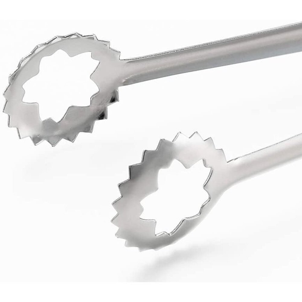 日本製吉川Yoshikawa不鏽鋼通用燒烤夾 天婦羅夾 食物料理夾 烤肉夾 公筷夾 23.5cm 梅花夾 日本進口-細節圖3