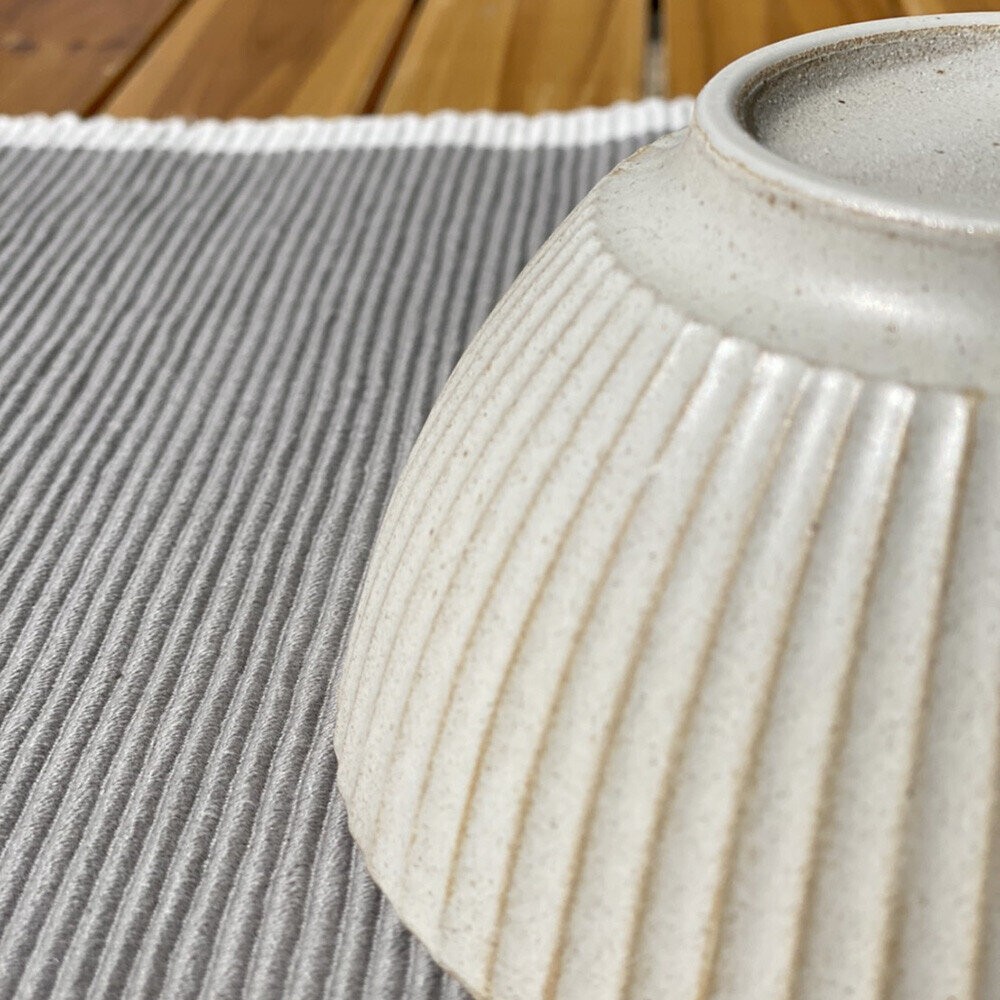 日本美濃燒華蝶扇陶瓷餐碗 日式餐具 14cm 咖啡 白色 湯碗 飯碗 茶碗 日式餐碗 陶瓷器皿 小缽  日本進口-細節圖5