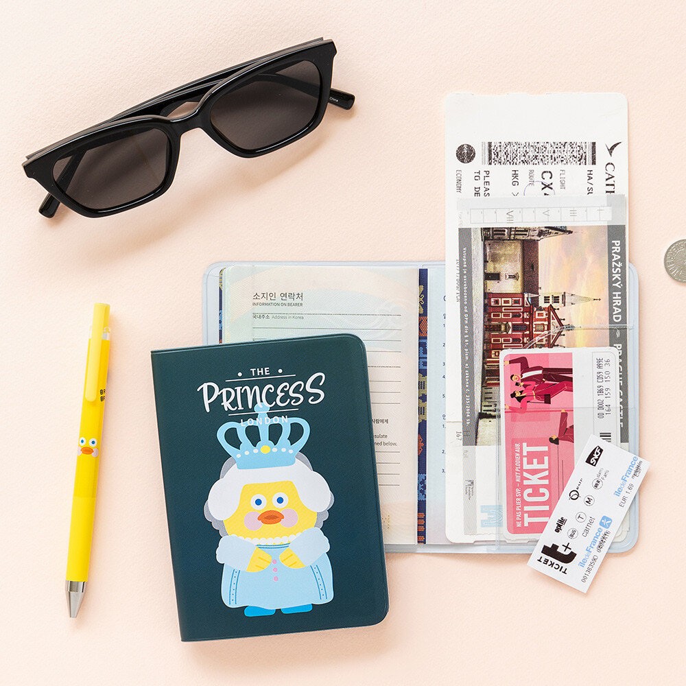 現貨 韓國文創Romane早午餐兄弟PVC折疊護照保護套 Ver.2 護照夾 護照套 護照收納 保護套 日本進口-細節圖7