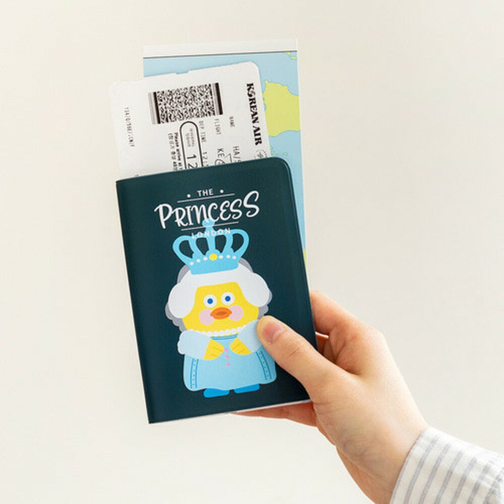 韓國文創Romane早午餐兄弟PVC折疊護照保護套 Ver.2 護照夾 護照套 護照收納 保護套 日本進口-規格圖8