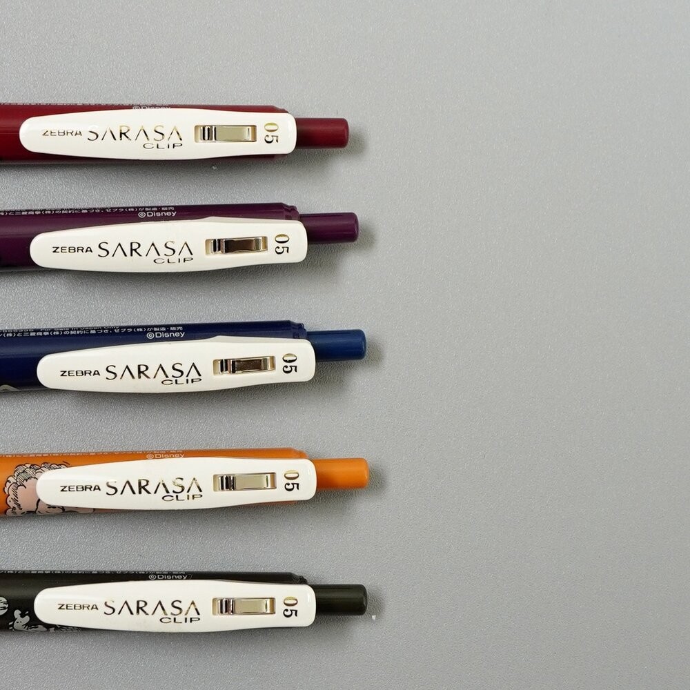 日本 SARASA 迪士尼 原子筆 0.5mm 一袋五入 | 水性筆 ZEBRA 圓珠筆 鋼珠筆 筆 文具 日本進口-細節圖8
