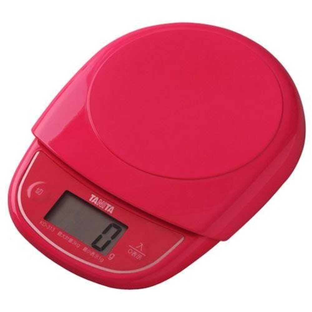 日本進口 迷你秤 TANITA料理電子秤KD313 最大計量3kg｜桃紅色 白色 磅秤 咖啡秤 料理秤 秤重器-細節圖7