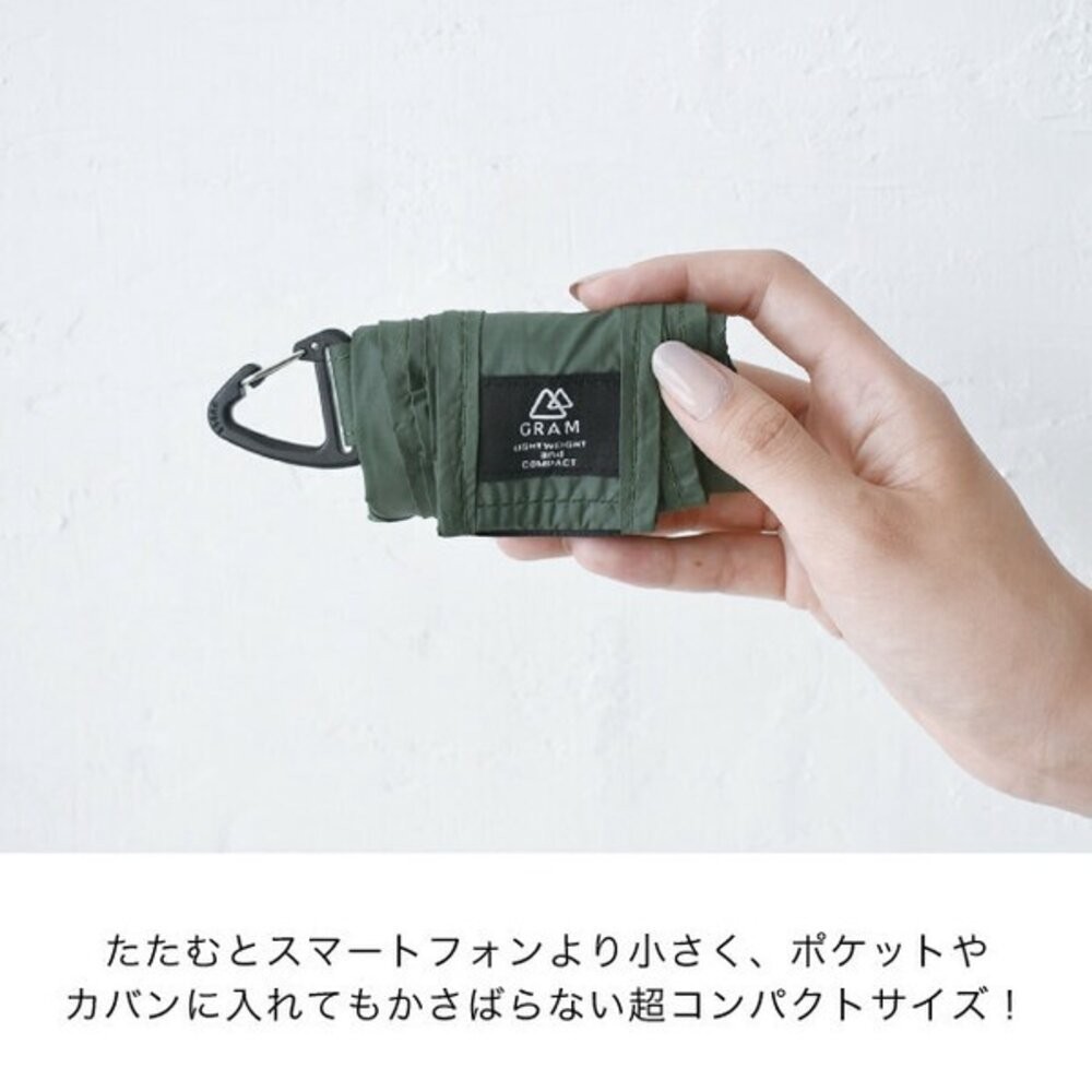 手提袋 日本 GRAM 12L 超能裝 可折疊購物袋 附登山扣 環保袋  防水 輕量 收納方便 不佔空間 日本進口-細節圖7