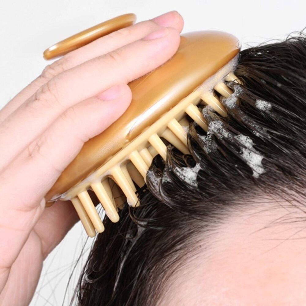 日本 IKEMOTO池本 抗靜電梳 洗髮刷 受損髮 款式齊全 亞麻油 頭皮按摩梳 山茶花 護髮梳 美髮梳  日本進口-細節圖6