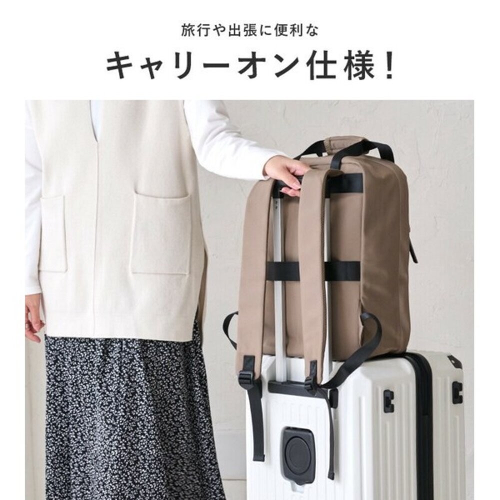 日本 LIZDAYS 超能裝 行李箱機能大背包 2WAY手提/後背 可掛行李箱 大容量輕量 旅行出差神器  日本進口-細節圖6