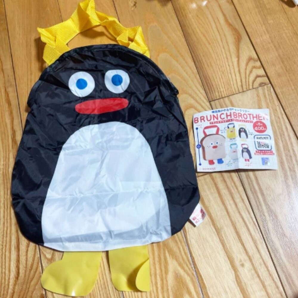 午餐兄弟 BRUNCH BROTHER 韓國扭蛋 Romane 環保袋 早 扭蛋 小提袋 購物袋 小包 日本進口-細節圖8