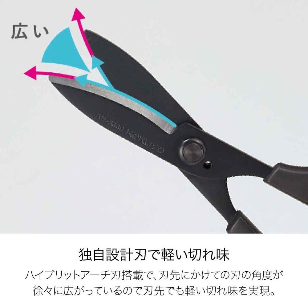 日本Kokuyo 多功能不鏽鋼剪刀 萬用剪刀 家用剪刀 | 園藝剪 垃圾分類剪刀 修枝剪 紙箱剪 廚房工具-細節圖9