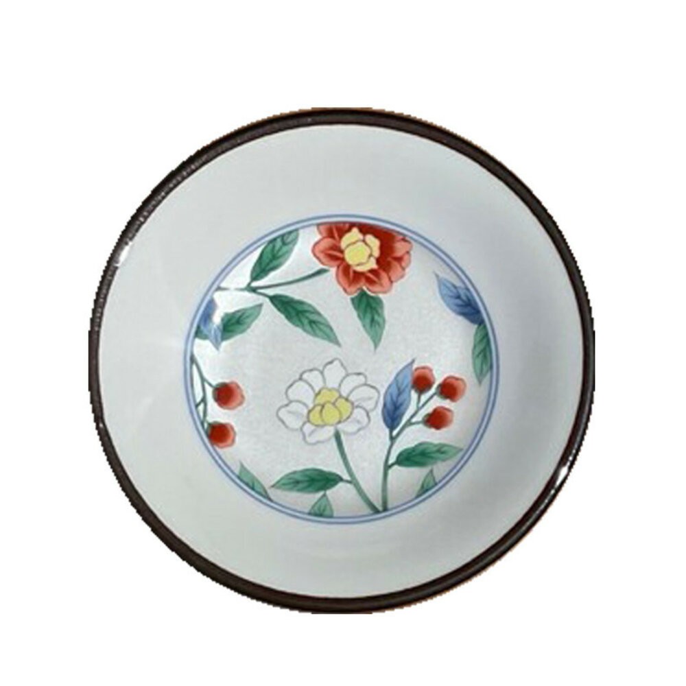 日本進口 美濃燒吾山窯錦丸緣小皿｜小皿 醬油碟 小碟子 小盤子 陶瓷盤 碗盤 碟子 盤子 碗盤器皿 日本製 餐具-規格圖3