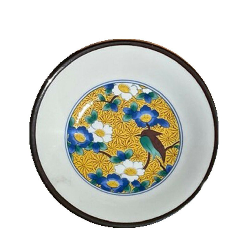 日本進口 美濃燒吾山窯錦丸緣小皿｜小皿 醬油碟 小碟子 小盤子 陶瓷盤 碗盤 碟子 盤子 碗盤器皿 日本製 餐具-規格圖3