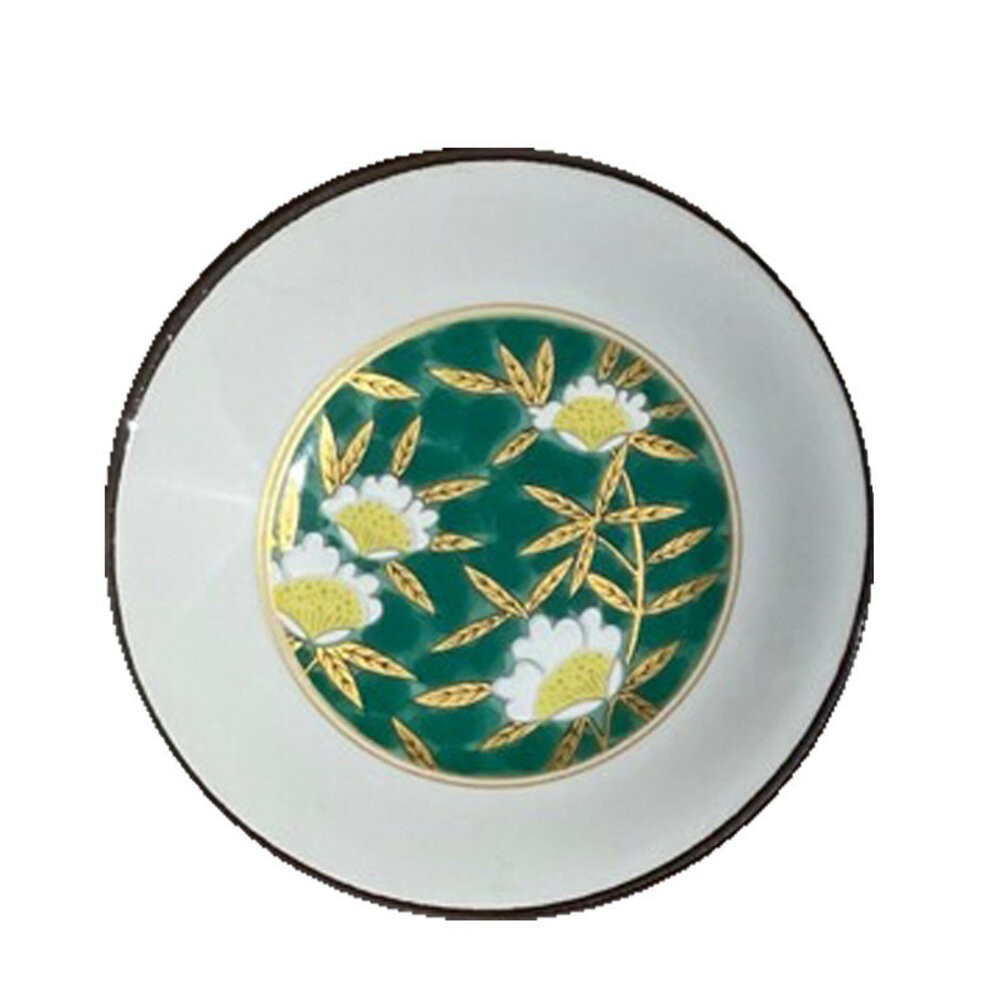 日本進口 美濃燒吾山窯錦丸緣小皿｜小皿 醬油碟 小碟子 小盤子 陶瓷盤 碗盤 碟子 盤子 碗盤器皿 日本製 餐具-規格圖3