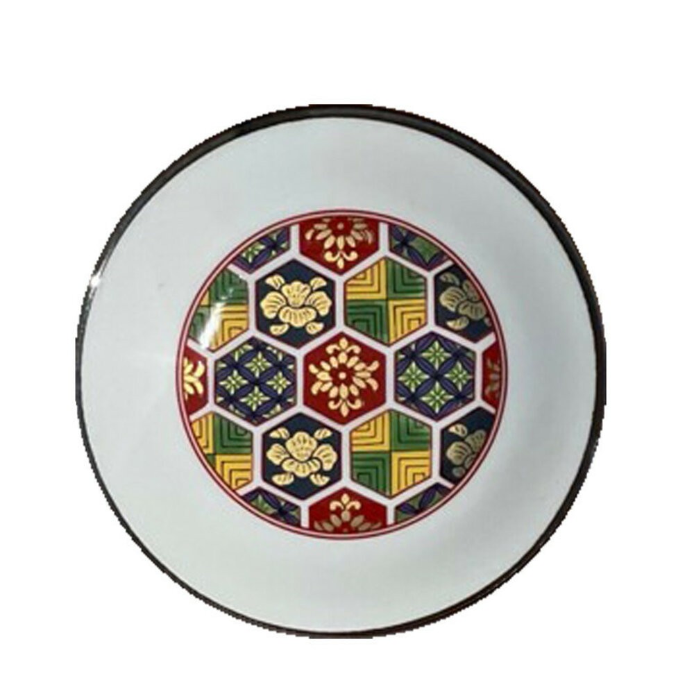 日本進口 美濃燒吾山窯錦丸緣小皿｜小皿 醬油碟 小碟子 小盤子 陶瓷盤 碗盤 碟子 盤子 碗盤器皿 日本製 餐具-規格圖3