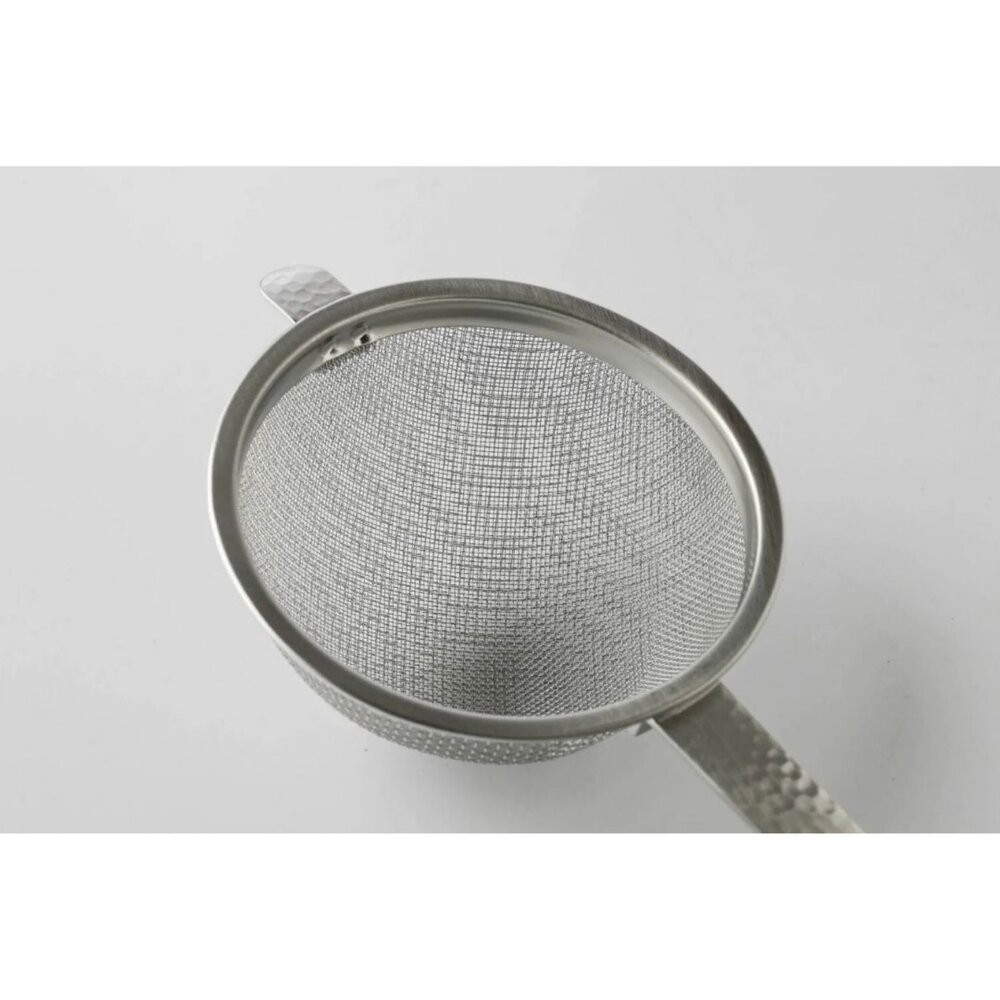 日本製 燕三條 槌目紋帶柄濾茶器 18-8不鏽鋼｜濾茶網 茶篩 濾茶器 茶葉匙 過濾網-細節圖3