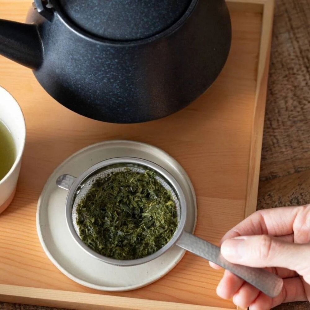 日本製 燕三條 槌目紋帶柄濾茶器 18-8不鏽鋼｜濾茶網 茶篩 濾茶器 茶葉匙 過濾網-細節圖5