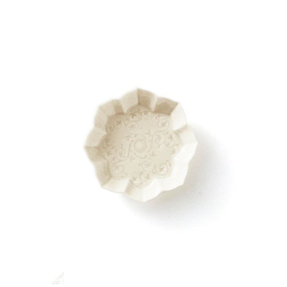 日本製 Miyama深山 gaku豆皿 浮雕刻紋小碟 醬料碟 小菜碟 小盤 gaku 日本進口-細節圖8