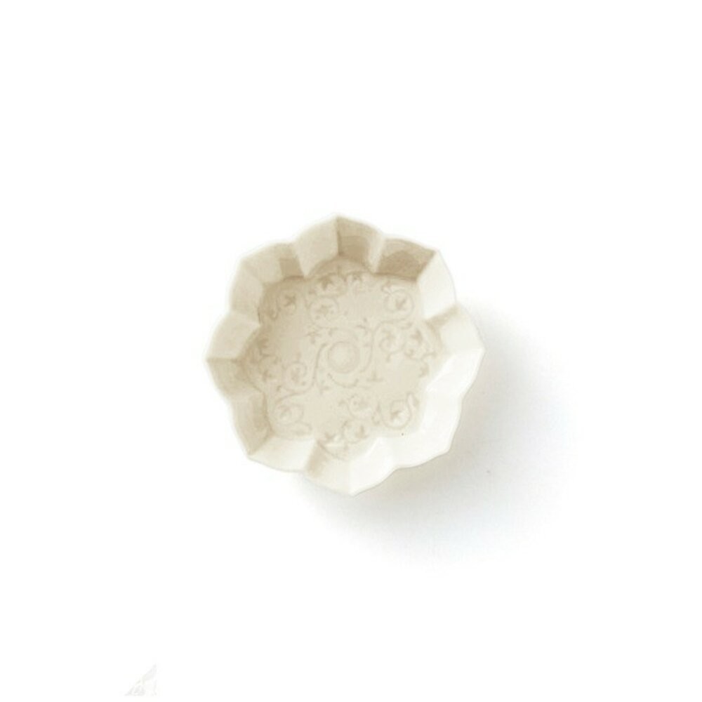 日本製 Miyama深山 gaku豆皿 浮雕刻紋小碟 醬料碟 小菜碟 小盤 gaku 日本進口-規格圖9