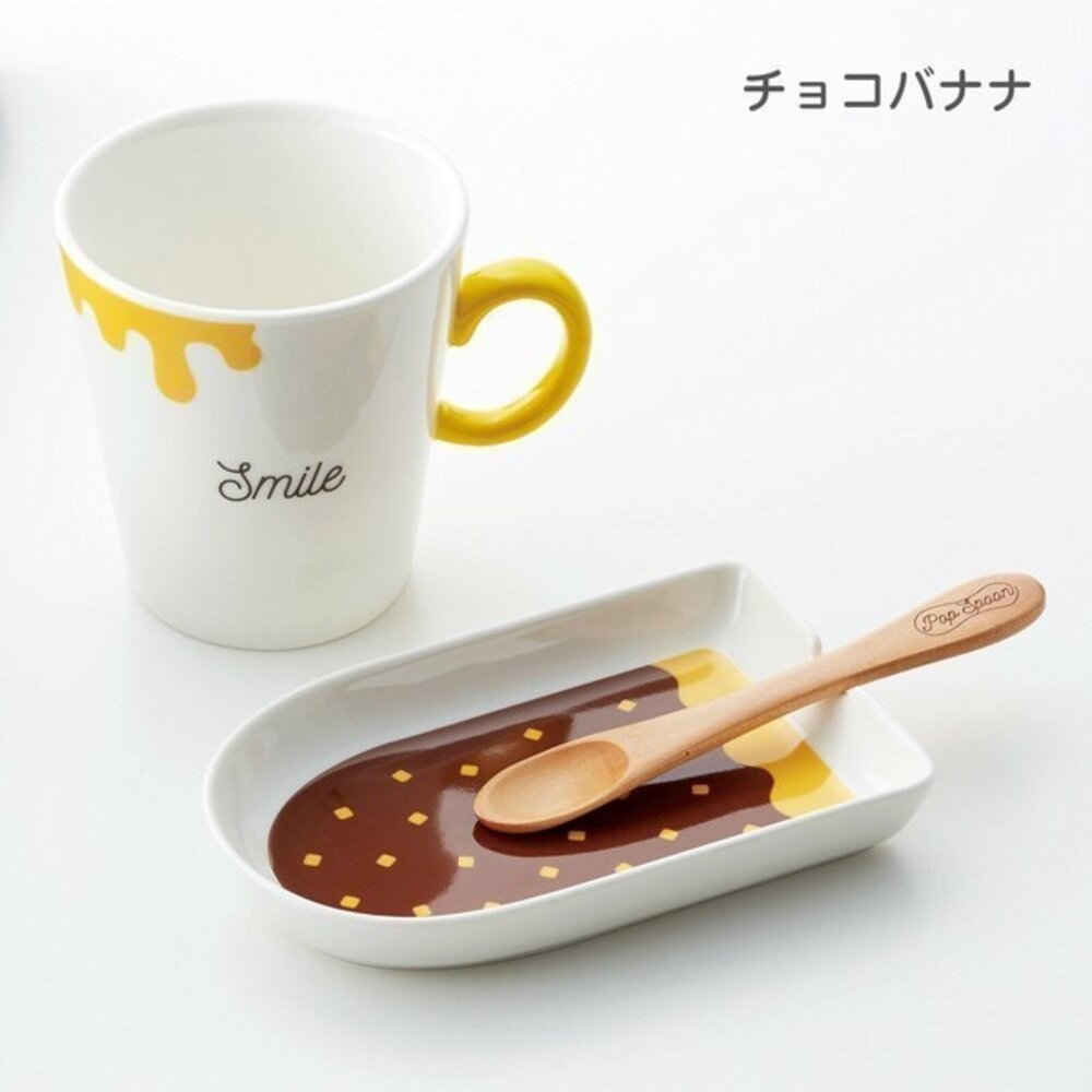 可愛造型杯盤匙 日本製 禮盒  三件組 交換禮物 蛋糕 甜點盤 木湯匙 馬克杯 送禮 禮盒 小倉陶器 日本進口-細節圖5